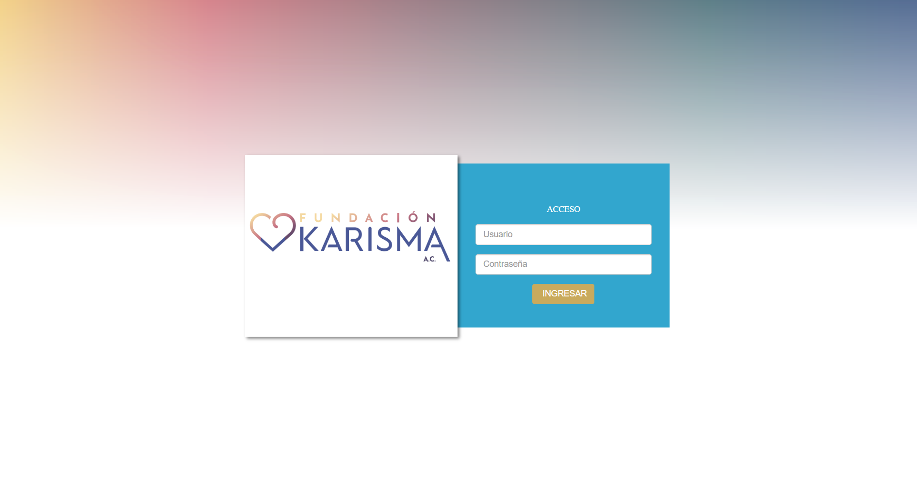 Karisma - Panel principal